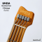 Umeda - Custom Black Oange Active Headless Bass 5 Strings (3.6 Kgs)