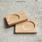 Wooden Coasters จานไม้รองแก้ว