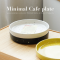 Minimal Cafe Plate จานเซรามิค 6นิ้ว