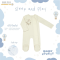 BABYLOVETT ชุดนอนเด็กบอดี้สูทแถบแปะ Soft tap รุ่น ปิดเท้า 0-9m (โทนสีอ่อน)