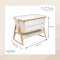 TUTTI Cozee Breeze เตียงนอนเด็ก ระบายอาศ 2 ด้าน Bed side crib (0m+)