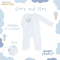 BABYLOVETT ชุดนอนเด็กบอดี้สูทแถบแปะ Soft tap รุ่น ปิดเท้า 0-9m (โทนสีอ่อน)