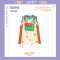 BABYLOVETT ชุดเสื้อผ้าเด็ก รอมเปอร์ขาสั้นแขนกุดกระดุมหลัง Sports Lovett Romper