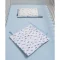 CLEVAMAMA ผ้าปูที่นอนรัดมุม ผ้า Jersey 70x140 cm.(0m+)
