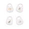 MELLOW ผ้ากันเปื้อน ผ้ากันน้ำลาย กันน้ำ 100% Baby Bib with velcro (แพ็ค 4 ชิ้น)