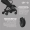 ANEX Air-Q รถเข็นเด็กพับเล็ก น้ำหนักเบา 6.8 กก. พับมือเดียว สำหรับแรกเกิด-22 กก.
