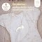 Aon Somrutai x Snow Owl ผ้าห่อตัวเด็กทรงผีเสื้อกันสะดุ้ง รุ่น Flexi-Arm Swaddle ผ้าดูด Magnetbric  (0-3m)