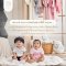Aon Somrutai x Snow Owl ชุดเด็กผู้หญิง Classic British Heirloom 3M–1Y