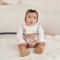 Aon Somrutai x Snow Owl ชุดเด็กผู้หญิง Classic British Heirloom 3M–1Y