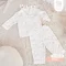 Aon Somrutai x Snow Owl ชุดนอนเด็ก Pajamas ใยไผ่ แบบกระดุม 1–4Y