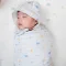 BABY & CO Comfort Swaddle Cloth ผ้าห่อตัวสำเร็จรูป ใยไผ่ Bamboo สำหรับเด็กแรกเกิด 0-3 เดือน