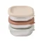 BEABA ชุดกล่องอาหารสแตนเลส Food Grade พร้อมฝาซิลิโคน 3 ชิ้น 250ml BPA Free