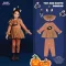 BabyLovett 02 Boo Halloween Top Pants & Poncho ชุดแฟนซีเด็ก 4 ชิ้น พร้อมผ้าคลุมและที่คาดผมหูแมว