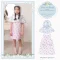 BabyLovett Villa Fontaine Collection Dress & Poncho ชุดเดรสเด็กผ้า Jacquard พร้อมผ้าคลุมศีรษะพิมพ์ลาย