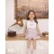 BabyLovett Villa Fontaine Collection Dress No.12 ชุดเดรสเด็กพิมพ์ลาย ตกแต่งระบายและโบว์