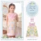 BabyLovett Villa Fontaine Collection ชุดเดรสเด็กผ้าซาติน พิมพ์ลาย พร้อมโบว์ตกแต่ง