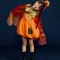 BabyLovett 05 Boo Halloween Dress and Poncho ชุดเดรสฟักทอง 2 ชิ้น พร้อมผ้าคลุม