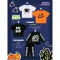 BabyLovett ชุดนอนเด็ก Halloween ลายโครงกระดูก 2 ชิ้น เสื้อแขนยาวและกางเกงขายาว