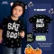 BabyLovett เสื้อยืดเด็ก Halloween 100% Cotton Jersey ลายหมาป่า ฟักทอง และค้างคาวเรืองแสง