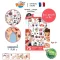 Buki France 75 Wash-Off Tattoos ชุดแทททูชั่วคราวสำหรับเด็ก 75 ลาย ล้างออกได้ (3y+)
