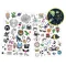 Buki France 75 Wash-Off Tattoos ชุดแทททูชั่วคราวสำหรับเด็ก 75 ลาย ล้างออกได้ (3y+)