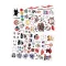 Buki France 75 Wash-Off Tattoos ชุดแทททูชั่วคราวสำหรับเด็ก 75 ลาย ล้างออกได้ (3y+)