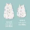 COCOONO ถุงนอนเยื่อไผ่ Cuddly Sleepsack รุ่น Duvet (0-3m)