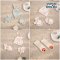 Charles x Snow Owl  Baby Bib หมวก ถุงมือ ถุงเท้า สำหรับเด็ก Baby Hat Mitten & Socks set