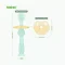 Haakaa แปรงสีฟันซิลิโคน 360° Silicone Toothbrush