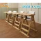 IDAWIN Showa 2 in 1 เก้าอี้ทานข้าวเด็ก ปรับ High Chair & Low Chair ไม้ยางพาราแท้ 100%