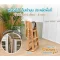 IDAWIN Showa 2 in 1 เก้าอี้ทานข้าวเด็ก ปรับ High Chair & Low Chair ไม้ยางพาราแท้ 100%