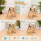 IDAWIN Showa 2 in 1 เก้าอี้ทานข้าวเด็ก ปรับ High Chair & Low Chair ไม้ยางพาราแท้ 100%