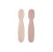 BEABA ช้อนป้อนซิลิโคน Set of 2 Silicone Pre Spoons 2 ชิ้น (4m+)