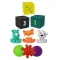 INFANTINO Tub O' Toys ชุดของเล่นเสริมพัฒนาการเด็กแรกเกิด  ของเล่นประสาทสัมผัส