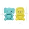 INFANTINO  Teethimal Pop Pals ยางกัดซิลิโคน ช้าง & สิงโต BPA Free ของเล่นเสริมพัฒนาการเด็กแรกเกิด
