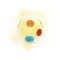 Infantino SENSO' RAINBOW BALL ลูกบอลกิจกรรมมีไฟและเสียง ของเล่นชวนคลาน สำหรับเด็ก 9 เดือนขึ้นไป