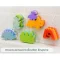 Infantino Stick & Stack Bath Pals ของเล่นโฟมติดอ่างอาบน้ำ แปะผนัง ลอยน้ำ สำหรับเด็ก 6 เดือนขึ้นไป
