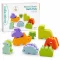 Infantino Stick & Stack Bath Pals ของเล่นโฟมติดอ่างอาบน้ำ แปะผนัง ลอยน้ำ สำหรับเด็ก 6 เดือนขึ้นไป