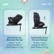 Joie คาร์ซีท รุ่น i-Spin 360 i-Size หมุนได้ 360 องศา มาตรฐานความปลอดภัยสูงสุด สำหรับเด็กแรกเกิด - 4 ปี