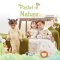 LITTLE EDEN หมอนข้างดันหลัง Pastel in Nature Collection พร้อมปลอกหมอนใยไผ่ 100% (0m+)
