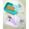 MARCUS & MARCUS กล่องอาหารสแตนเลส 2 ชั้น Lunch Box 600ml พร้อมถาดซิลิโคนกันรั่ว