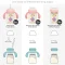 MARCUS & MARCUS อะไหล่หลอดซิลิโคน PPSU Transition Bottle สำหรับขวด 180ml / 300ml
