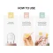 MOYUUM ยางกัดและซิลิโคนป้อนผลไม้ 2in1 รูปแอปเปิ้ล สำหรับเด็ก 3 เดือนขึ้นไป