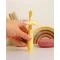 MUSHIE Training Toothbrush แปรงสีฟันซิลิโคนสำหรับเด็กหัดแปรง