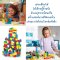 Melissa & Doug 100 Wood Blocks Set รุ่น 0481 บล็อกไม้ทำสีสารพัดรูปร่างและหลากสี