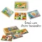 Melissa & Doug 4-in-1 Wooden Jigsaw Puzzles in a Box จิ๊กซอว์ไม้ 4 แบบ พร้อมกล่องไม้ สำหรับเด็ก