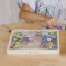 Melissa & Doug Bead Set DIY ชุดร้อยลูกปัดไม้ พร้อมกล่องเก็บ ของเล่นงานประดิษฐ์ สำหรับเด็ก 4-8 ปี