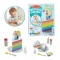 Melissa & Doug Birthday Wish Candle Cake ของเล่นเค้กวันเกิดไม้ เป่าเทียนได้ พร้อมอุปกรณ์ตกแต่งเค้ก (3y+)