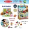 Melissa & Doug Blockables Farm Play Set รุ่น 50278 บล็อกไม้ตัวต่อ STEM ชุดฟาร์ม 56 ชิ้น