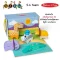 Melissa & Doug Blockables Safari Play Set รุ่น 50171 บล็อกไม้ตัวต่อ STEM ชุดซาฟารี 34 ชิ้น